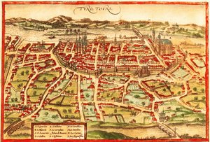 Toulon, France by Georg and Hogenberg Franz (1535 90) Braun