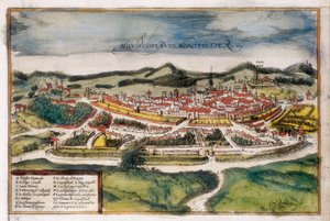 Plan of the City of Montpellier