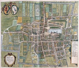 The Hague, Netherlands by Georg Braun and Hogenberg Franz