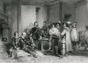 Death of the Earl of Lindsey by George (after) Cattermole