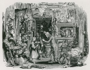 The Stranger brings Little Nell Home by George (after) Cattermole