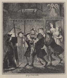 Illustration for Jack Sheppard by George (after) Cruikshank