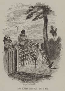 Like Master Like Man by George (after) Cruikshank