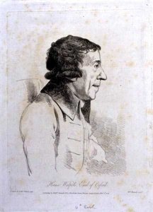 Horace Walpole, 4th Earl of Orford, engraved by William Daniell by George (after) Dance