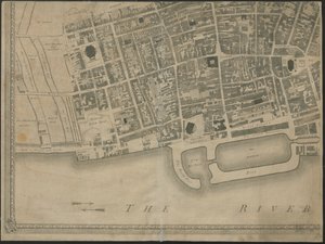 The New and Accurate Plan of the Town and Port of Liverpool, from a survey, engraved by Thomas Kitchin by George (after) Perry