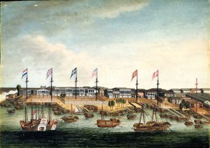 The Hongs at Canton, before 1820