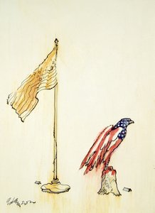 American Eagle Acquires US Flag Colouration by George Adamson