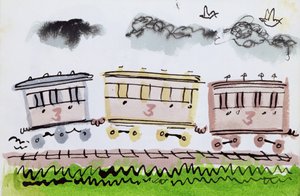 The Steam Train, Part II, 1952 by George Adamson