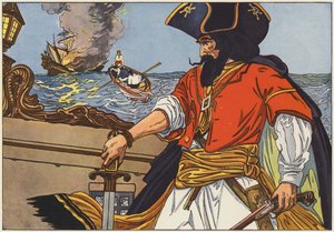 Blackbeard, the most famous of the Atlantic Coast pirates by George Alfred Williams