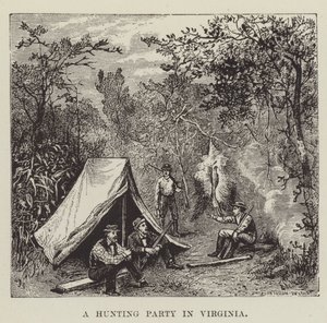 A Hunting Party in Virginia by George Augustus Sala