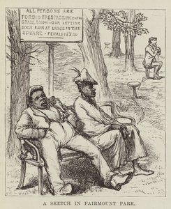 A Sketch in Fairmount Park by George Augustus Sala