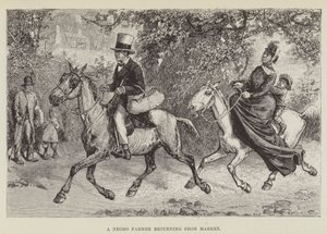 A Slave Trade Returning from Market by George Augustus Sala