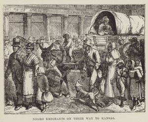 Black Emigrants on Their Way to Kansas by George Augustus Sala