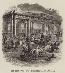 Entrance to Fairmount Park by George Augustus Sala