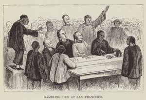 Gambling Den at San Francisco by George Augustus Sala