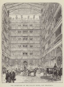 The Courtyard of the Palace Hotel, San Francisco