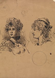 Two Female Heads