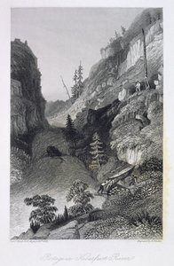 Portage in Hoarfrost River, August 19th, 1833, from 