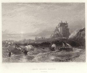 Holy Island Castle, St Cuthberts by George Balmer