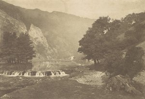 Entrance to Dove Dale, Derbyshire by George Bankart