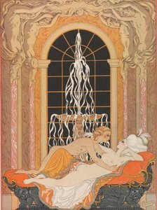 Illustration for the Epistolary Novel Dangerous Liaisons by George Barbier