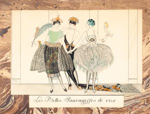 The Beautiful Savages of 1920, from Le Bonheur du Jour ou, Les Graces à la Mode