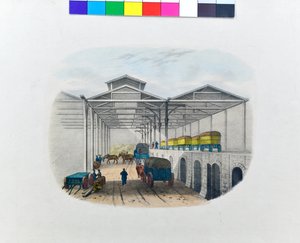 View of Freight Transfer Depot, c.1830 by George Barnard