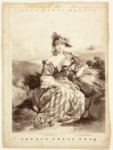 Belle of the Village by George Baxter