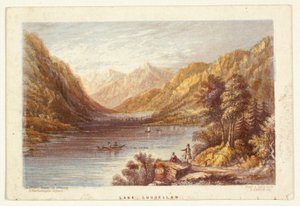 Lake Luggellaw by George Baxter