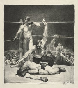 Counted Out, First Stone by George Bellows
