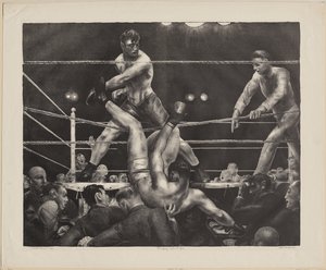 Dempsey and Firpo by George Bellows