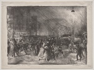 Evening Snow by George Bellows