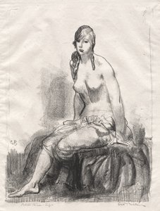 Morning, Nude Sketch by George Bellows