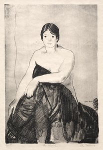 The Model, First Stone by George Bellows