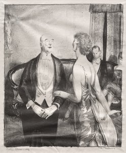 The Parlor Critic by George Bellows