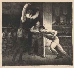 Training Quarters by George Bellows