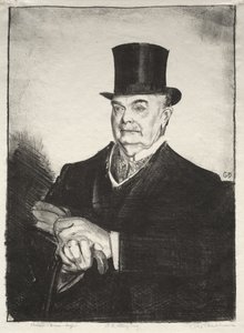 W. E. Story, Esq., Second State by George Bellows
