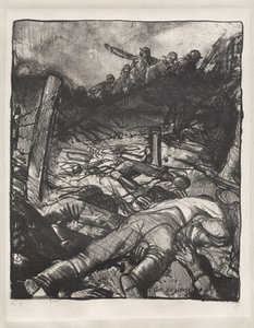 War Series: The Charge (Left Detail) by George Bellows