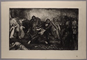 War Series: The Germans Arrive by George Bellows