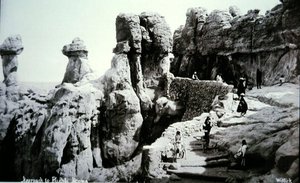 The Approach to Pueblo Acoma, New Mexico by George Benjamin (Ben) Wittick
