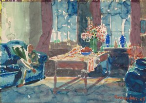 Self-Portrait: Interior of My New York Apartment