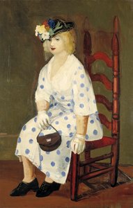 The Polka Dot Dress by George Benjamin Luks