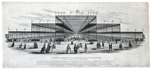 View of the Interior of the Building in Hyde Park for the Exhibition of 1851 by George Berger