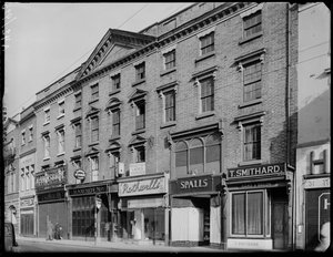 Devonshire House, 36 Corn Market, Derby, 1942 by George Bernard Mason