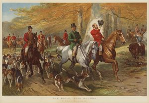 The Royal Stag Hounds, HRH Prince of Wales and Lord Cork