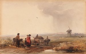 Gypsy Camp, Holland by George Bryant Campion