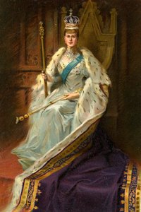 Mary of Teck, Queen Consort of George V of the United Kingdom, 1911 by George C Wilmshurst