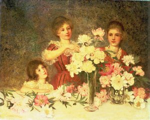 Arranging the Peonies, 1902