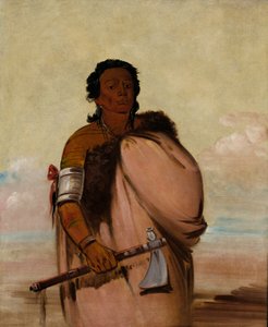 Rotten Foot, a Noted Warrior by George Catlin