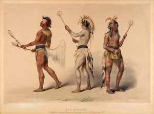 Ball Players by George Catlin